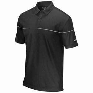 Columbia Omni-Wick™ Breaker Golf Polo Herr Svarta (WTNAC1492)